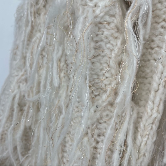 Anthropologie Cream V-Neck Sweater - Picture 11 of 14